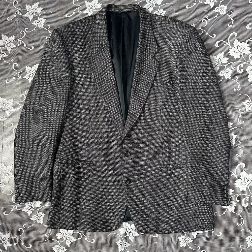 Vintage Yves Saint Laurent Wool and Silk Blend Blazer